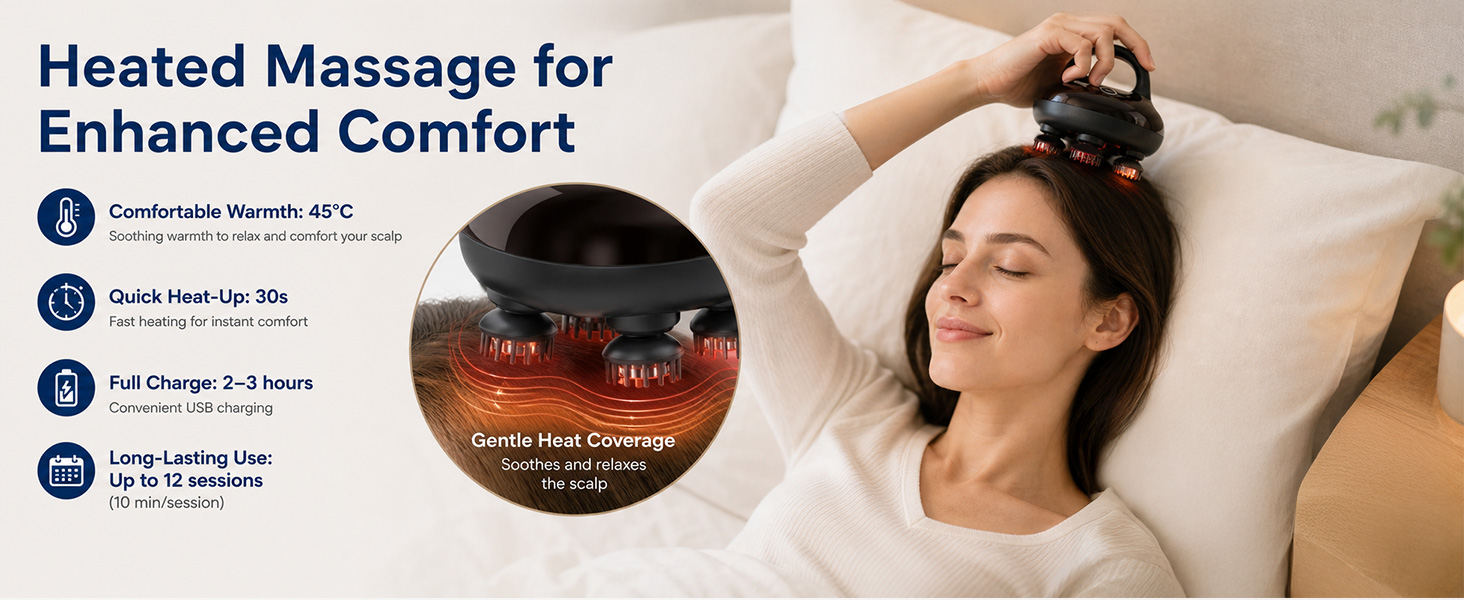 Heated Scalp Massager