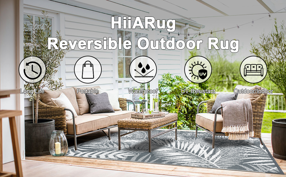reversible patio mat