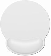 Dapesuom Ergonomic Mouse Pad with Wrist Support, Comfortable Memory Foam Wrist Rest for Easy Typi...