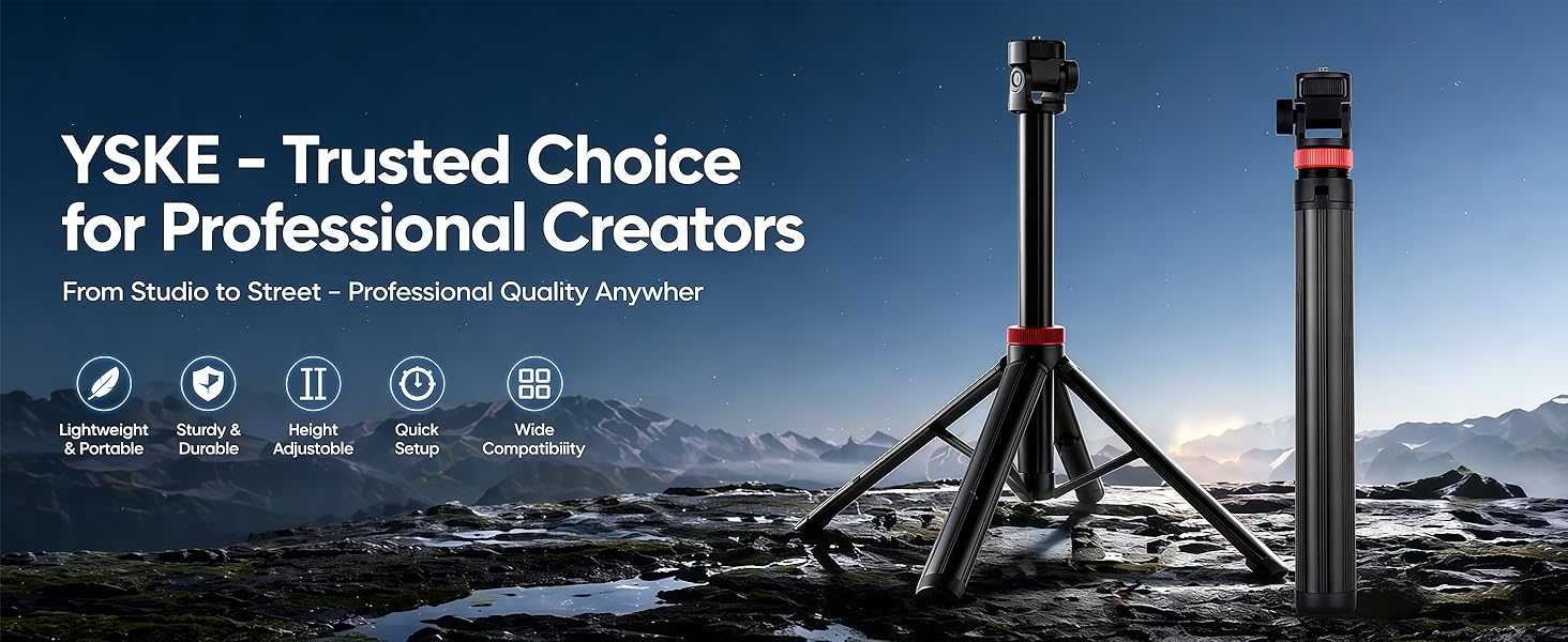 tripod camera photography light stand phone mount adjustable
