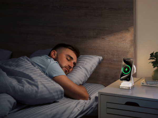 white-wireless charger