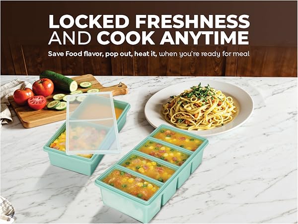 soup containers with lids, soup freezer molds, soup freezer containers, ice cube tray