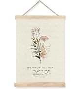 Supwhd Christian Wall Decor for Bedroom Living Room Office, His Mercies are New Every Morning Chr...