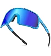 FUNWICT Baseball Sunglasses for Youth Adult Polarized Cycling Glasses TR90 Frame UV400 Sports Sun...