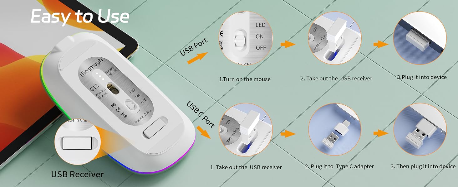 led wireless mouse