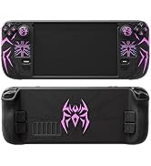 PlayVital Cyber Spider Protective Case for Steam Deck OLED/LCD, Anti-Slip Silicone Grip Cover wit...