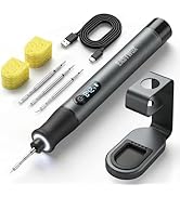 EasyWox Cordless Soldering Iron w/LED Light, Portable Soldering Iron Kit, 7S Fast Heating (392°F-...
