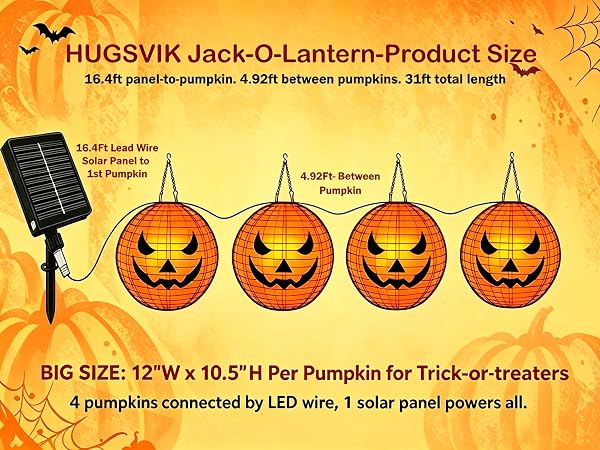 hanging halloween lights