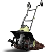 SOYUS 14 Inch Electric Tiller Cultivator 12 Amp Corded Tiller for Gardening, Garden Tiller with F...