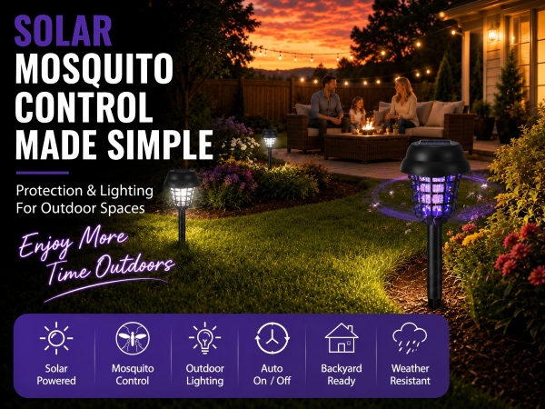 solar mosquito repellent outdoor