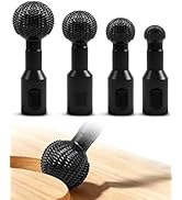 4 PCS Upgraded Sphere Rotary Burr Set, Ball Gouge with 5/8-11 Thread for 4 1/2 & 5 Inch Angle Gri...