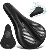Bike Seat Cushion Gel Padded Bike Seat Cover Extra Soft Comfy for Men Women Comfort,with Peloton ...