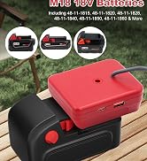 QKJCE Starlink Mini Battery Adapter Compatible with Milwaukee M18, [Low Voltage Cutoff Protection...