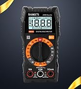 KAIWEETS Digital Multimeter with Case, DC AC Voltmeter, Ohm Volt Amp Test Meter and Continuity Te...