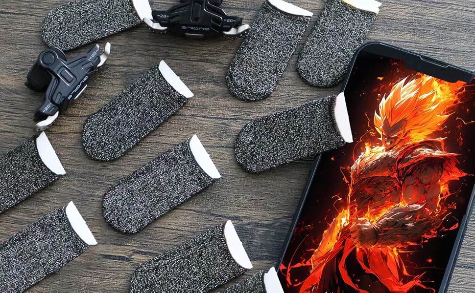 finger sleeves gloves for mobile gaming
