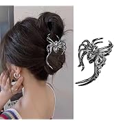 Halloween Metal Hair Claw Clips Spider Shark Clips Cute Ponytail Holder Hair Clips for Women Hall...