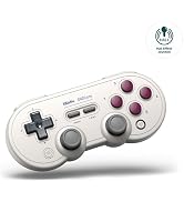 8BitDo SN30 Pro Bluetooth Controller with Hall Effect Joysticks, Rumble Vibration, and Turbo Func...