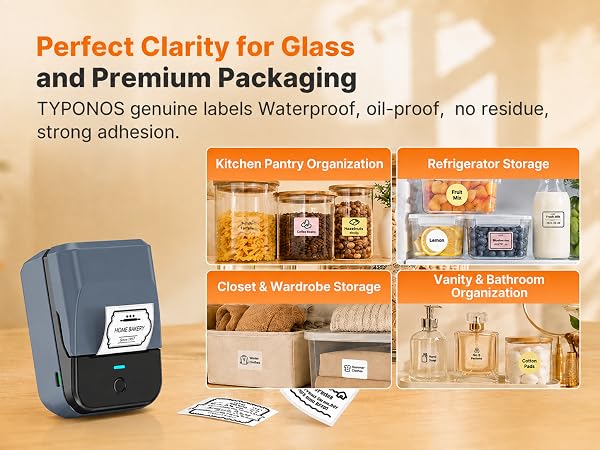 label maker machine with tape label printer thermal printer sticker printer thermal label printer