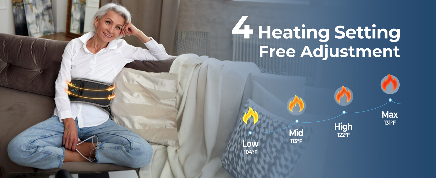 heating pad for back pain relief