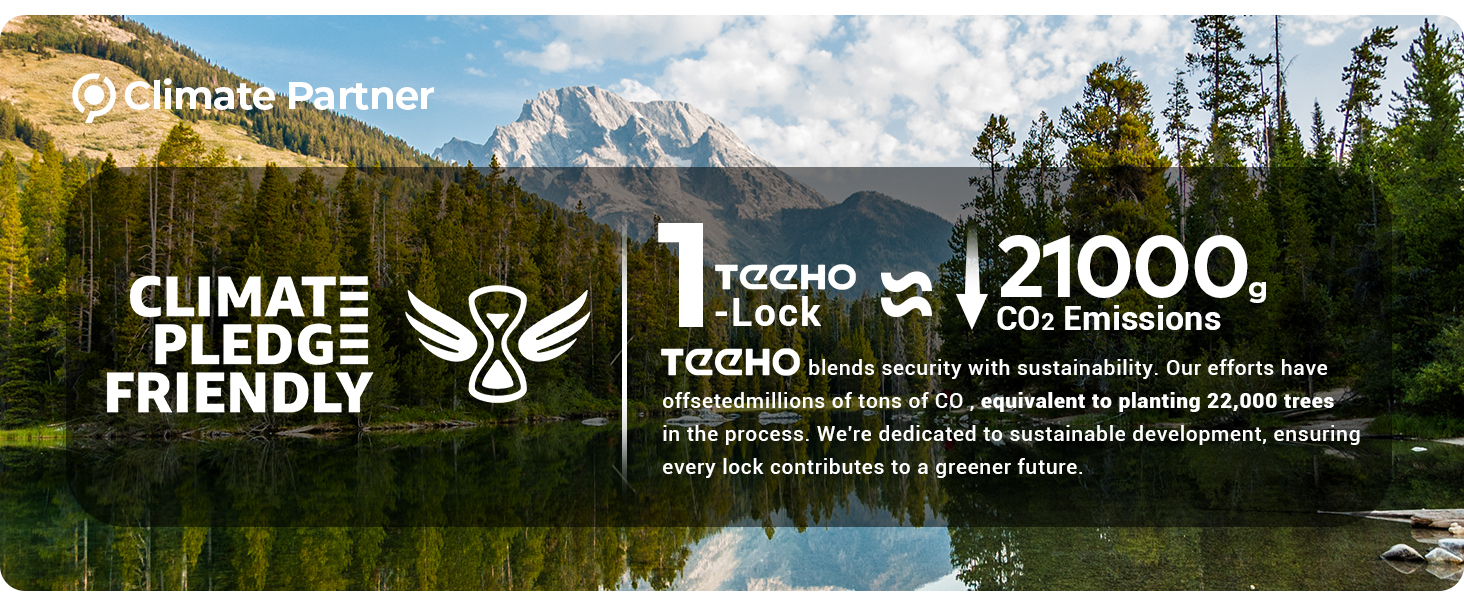 TEEHO is committed to eco-friendly principles, delivering secure and sustainable smart locks