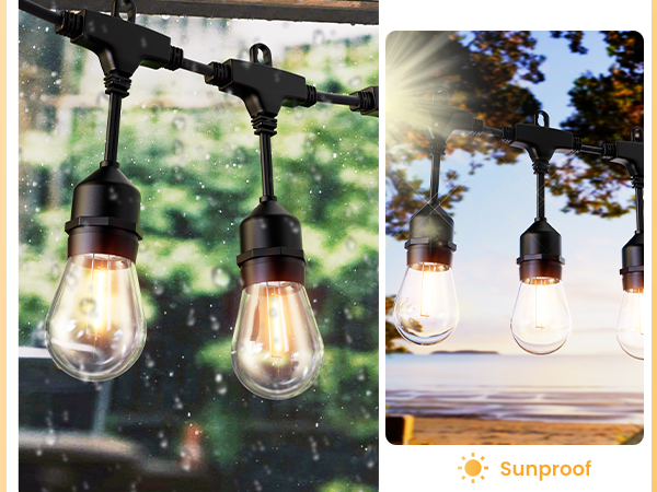 cafe lights led string lights outdoor