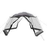 Hyper Venture Screen House 15x13 FT Mesh Canopy Tent Camping Gazebo Shelter for 8-10 People Outdo...