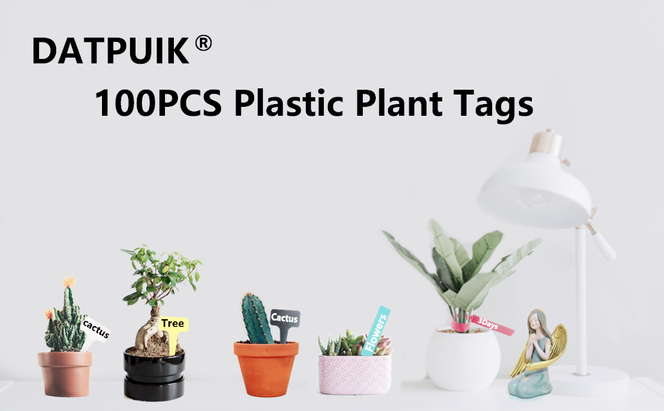 100PCS Plastic Plant Tags