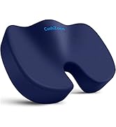 CushZone Seat Cushion Office Chair Cushions, Car Seat Cushion, Memory Foam Coccyx Cushion for Tai...