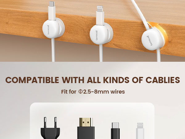 rotatable cable clips rotatable cord organizer