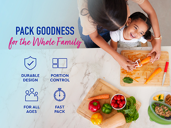 bentgo easyboxes portion control for all ages durable design fast pack goodness for the whole family