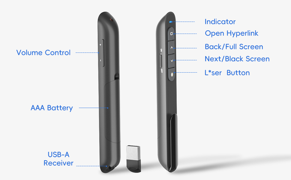 presenter presentation clicker for mac bluetooth clicker