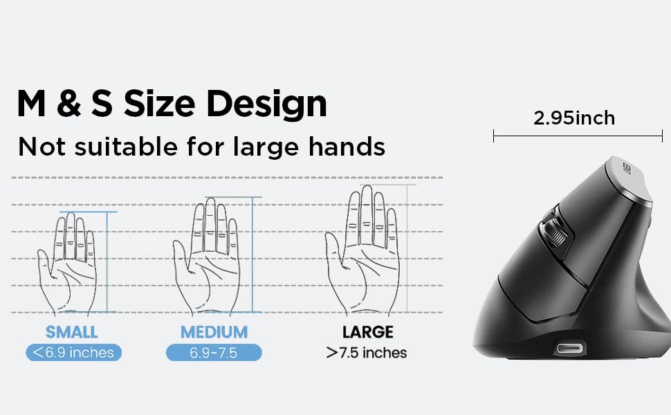 Suitable for small and medium-sized hands