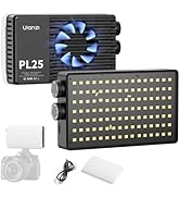 ULANZI PL25 Video Light, 25W LED Camera Light Mini Panel Bi-Color for DSLR Photography, 3200Lux, ...