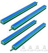 4 Pieces Air Stone Bar Bubble Diffuser Set 8 Inch Fish Tank Air Bubble with Suction Cups Air Ston...