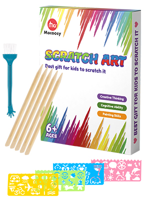 scratching art paper