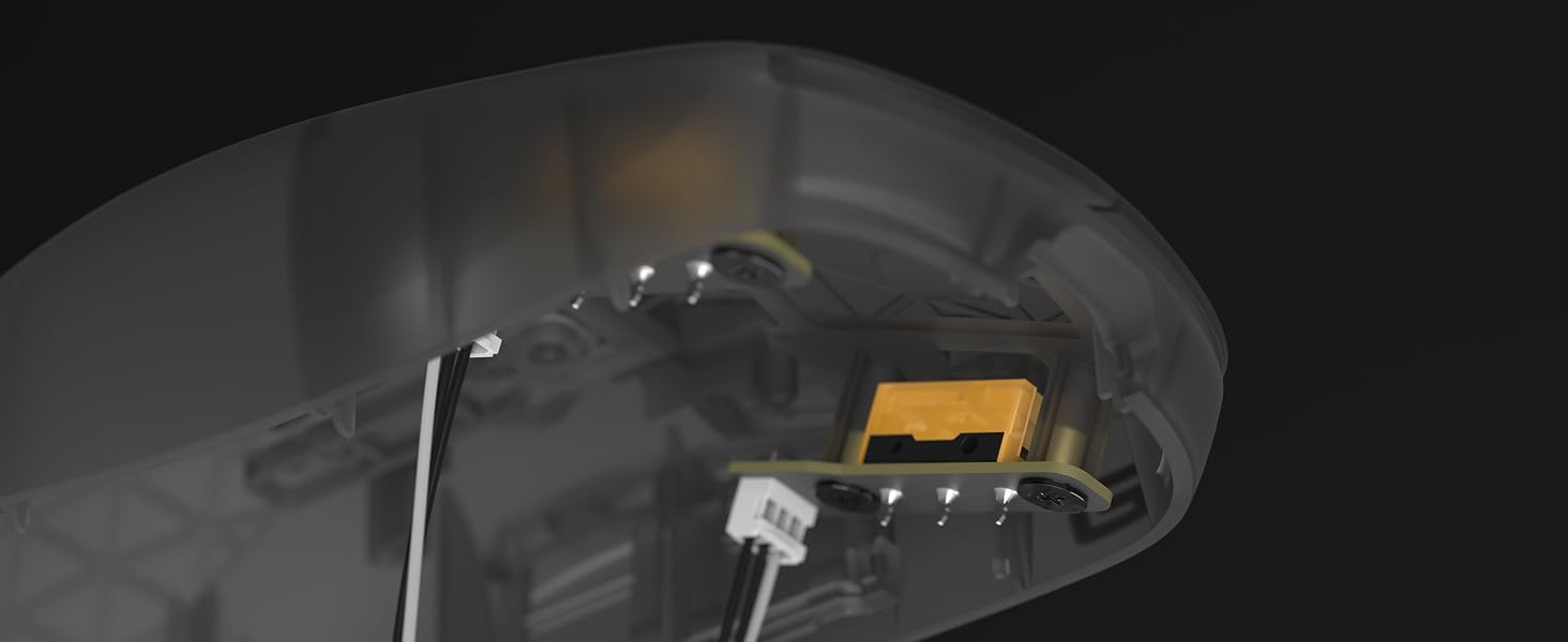 Ultra-crisp clicks with SPDT tech for speed, feel, and reliable rapid-fire.