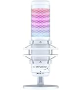 HyperX QuadCast S – RGB USB Condenser Microphone for PC, PS5, Mac, Anti-Vibration Shock Mount, 4 ...