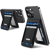 For Magsafe Wallet Stand, Strongest Magnetic Wallet for iPhone 17/16/15/14/13 Series, for iPhone ...