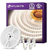 HitLights Neutral White LED Strip Lights, UL-Listed Premium High Density 2835, 24.6 Feet, 900 LED...