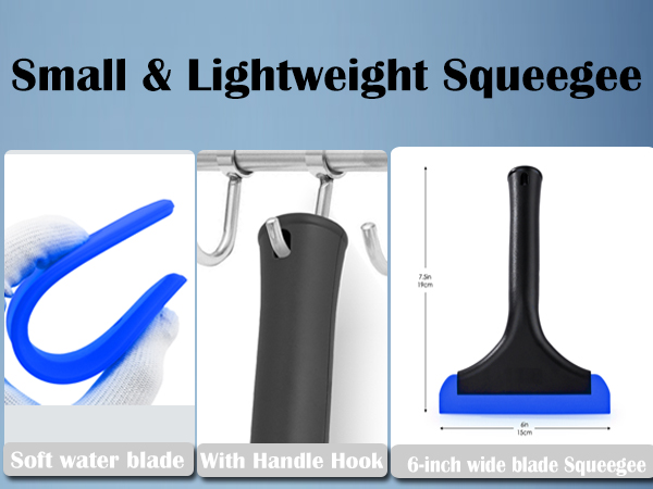 small squeegee for shower glass door