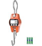 Hanging Scale Handheld 880lb/400kg Crane Scale Luggage Scale,with ABS Plastic case & Big LCD Disp...