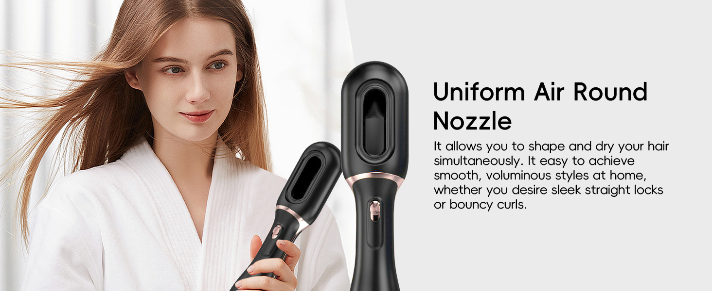 drying, curling, straightening, and volumizing in one step