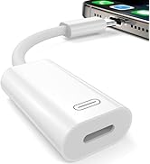 USB C for Lightning Adapter for iPhone 17 Air 16 Pro Max 16e 15 Plus, 4 in 1 Type C Headphone Ada...