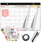Ospelelf 2025-2026 Calendar Magnetic Desk Wall Desktop Monthly Planner from January 2025 to June ...