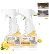 cuoct 2Pcs All-Purpose Oil Stain Cleaner, Kitchen Oil Remover Degreaser Spray, All-Purpose Cleane...