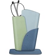 Fintie Eyeglasses Holder - Anti-scratch Premium Vegan Leather Glasses Stand Case for Desk or Nigh...