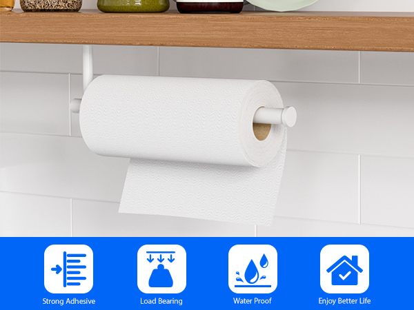 paper towel holder under cabinet
