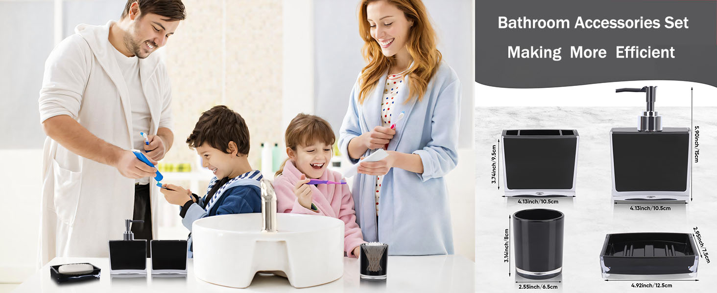 bathroom accessories set