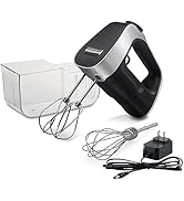 Hamilton Beach Professional Cordless Electric Hand Mixer with Infinite Speed Control, Powerful DC...