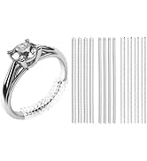 Meowoo Ring Sizers for Loose Rings, 12 pcs Coil Ring Size Adjuster, 3 Sizes for 2-6mm Band Widths...